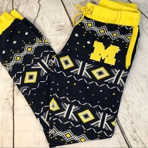 Campus Specialities Univ  Mich Knit Pants Sz M